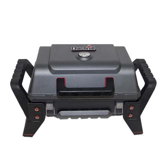 Char-Broil X200 Grill2Go - Portable Barbecue Grill with TRU-Infrared technology, Grey/ Cast aluminium