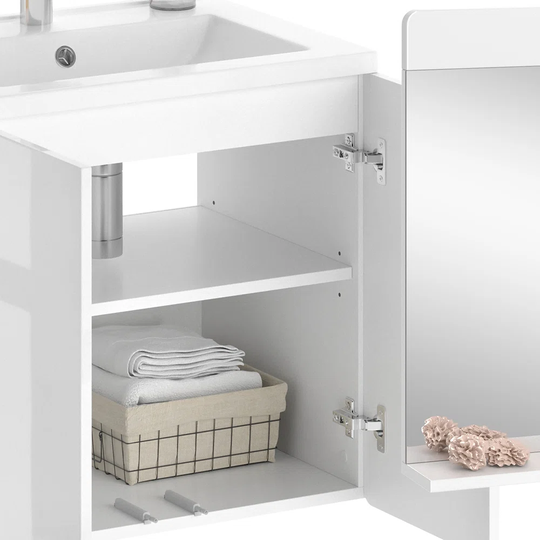Lachic 61.8Cm W x 62Cm H x 44.8Cm D Bathroom Storage Furniture Set
