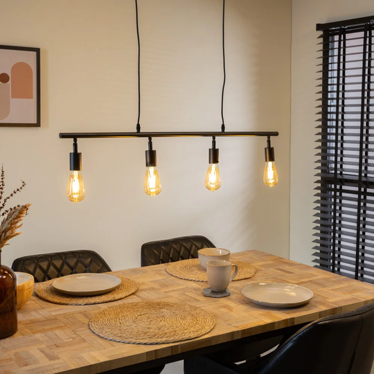 Springville 4-Light Kitchen Island Square/Rectangle Pendant