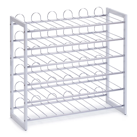 Burim Metallic 36 Bottle Wine Rack