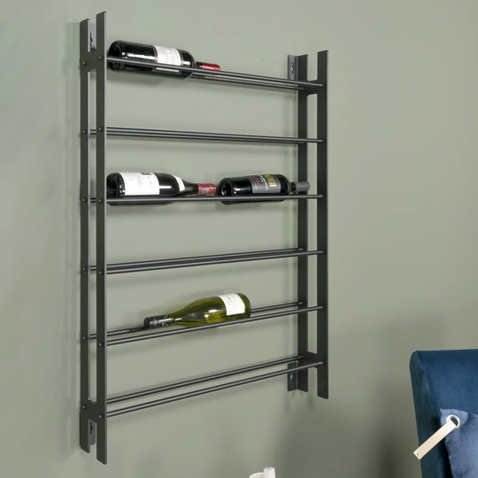 Vine 12 Bottle Wall Mounted Wine Rack