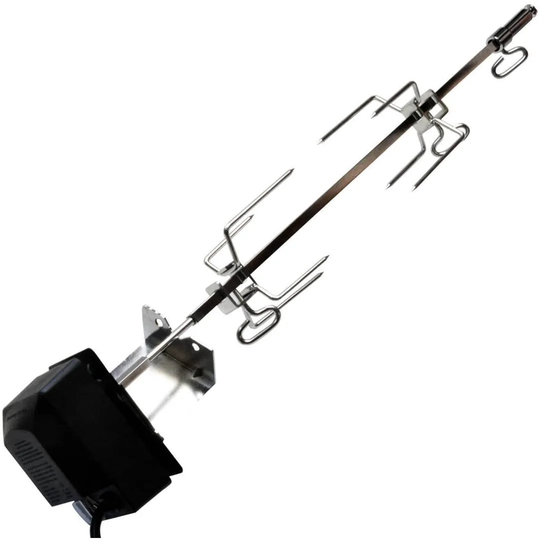 Stainless Steel Grill Rotisserie Kit for Weber Spirit 200/300 Series