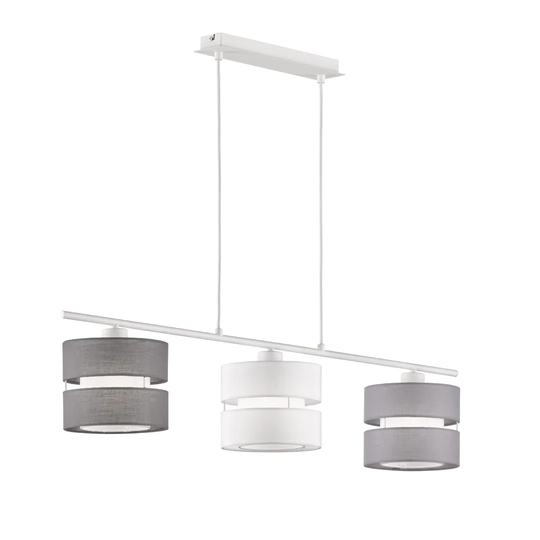 Nine 3-Light Kitchen Island Drum Pendant