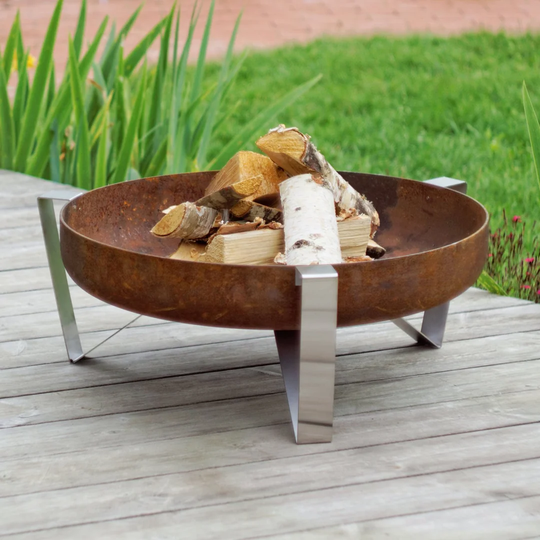 Sosa Stainless Steel Charcoal Fire Pit