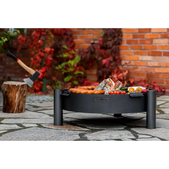 30Cm H x 80Cm W Steel Wood Burning Outdoor Fire Pit