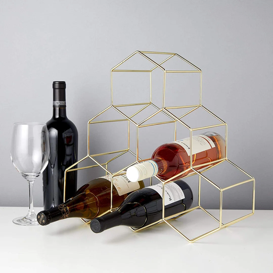 Howey 6 Bottle Tabletop/Countertop Wine Bottle Rack