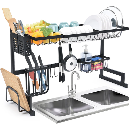 Iron Rinse Basket Over Sink