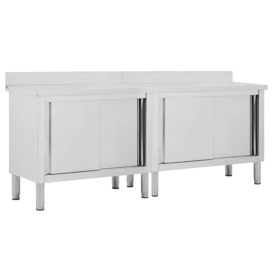 Biranna 100 Cm Stainless Steel Kitchen Island
