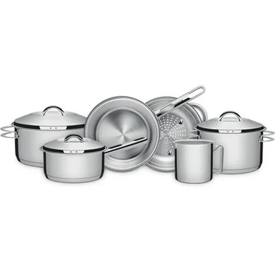 Wipin 3 Pieces Stainless Steel Cookware Set