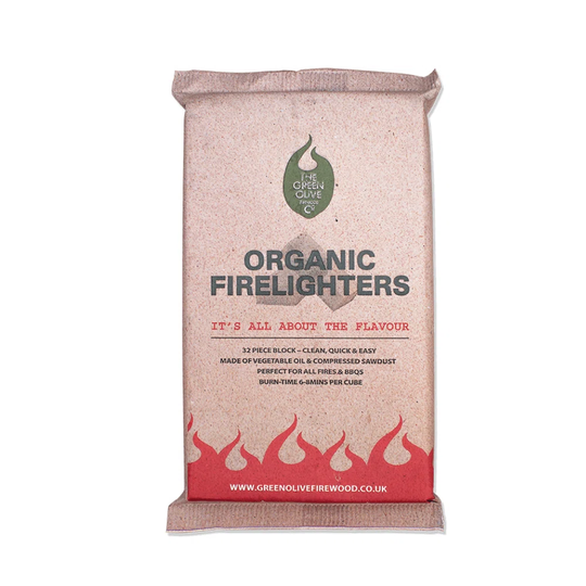 Organic Fireligthers 12 Packs X 32 Firelighters