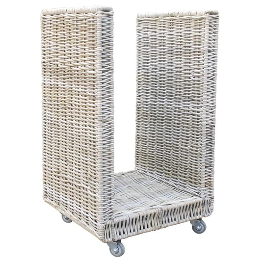 Degraff Rattan Log Carrier