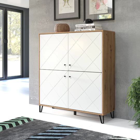 Tiernen 123 Cm Wide Sideboard