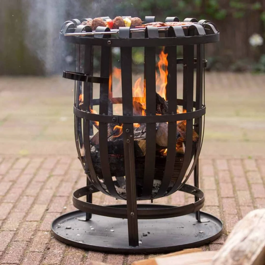 RedFire Fire Basket Dallas Black Steel