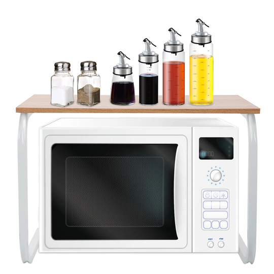 57 Cm Iron Standard Baker's Rack with Microwave Compatibility