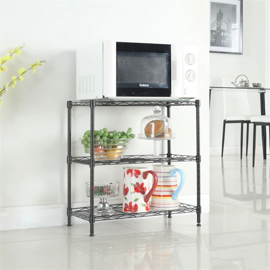 3 Layers Carbon Steel Storage Shelf
