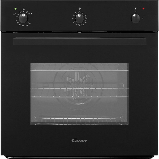 Candy OVG505/3N Built In Gas Single Oven with Variable Gas Grill - Black