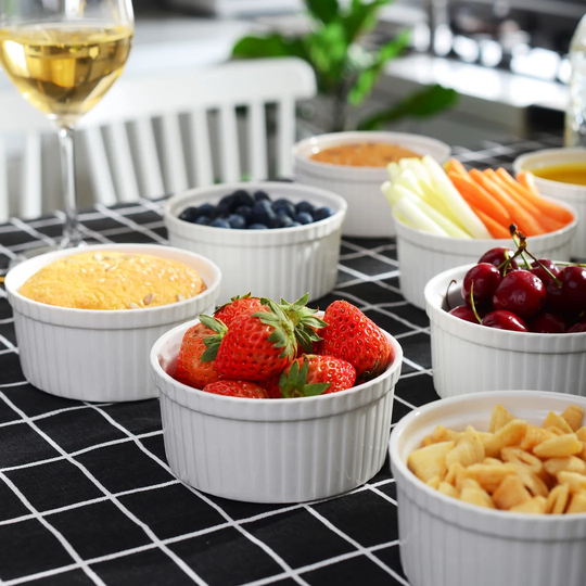 Mcfee 297g Ceramic Round Series Crème Brulee Dish