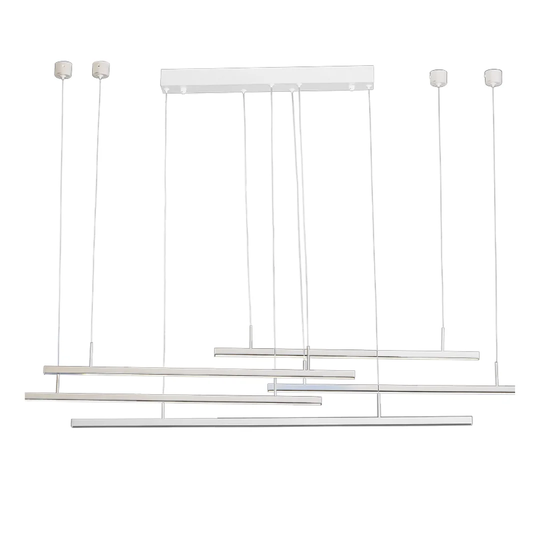 5 - Light Kitchen Island Geometric LED Pendant