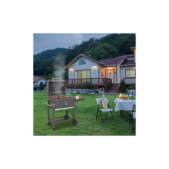 BBQ Florian - Charcoal grill, barbecue, charcoal bbq-gray