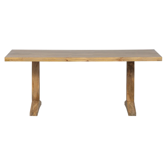 Quartz 200Cm Mango Solid Wood Dining Table