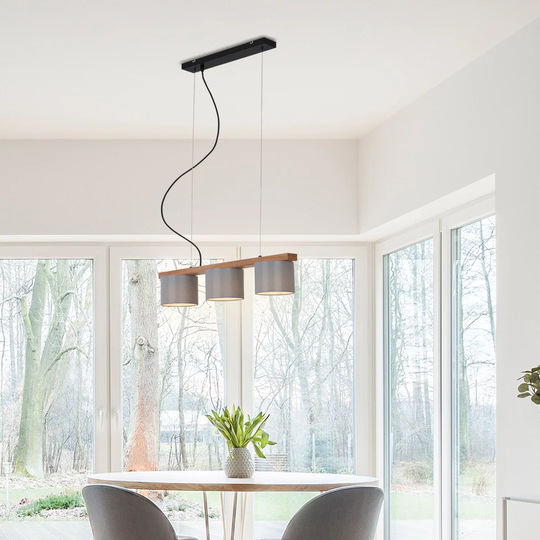 Rhon 3 - Light Kitchen Island Drum Pendant