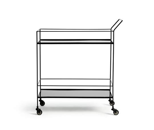 Habitat Monroe Drinks Trolley - Black