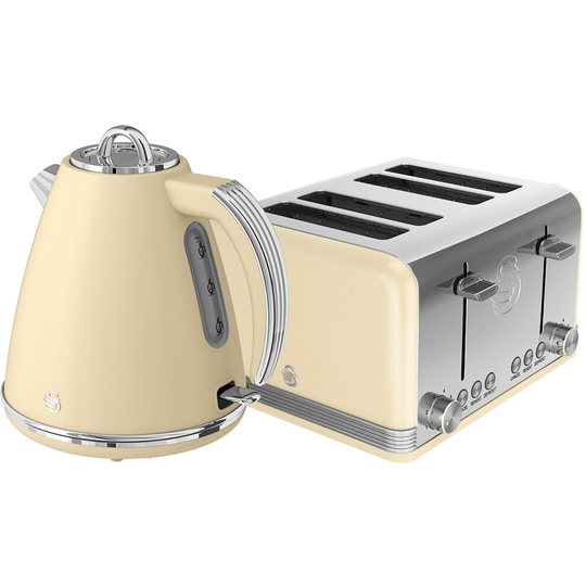 Swan Retro STP7041CN Kettle And Toaster Sets - Cream