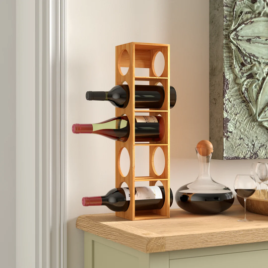 Bamboo 5 Wine Bottle Rack