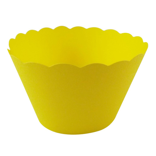 Yellow Cupcake Wrappers x 50 Per Pack