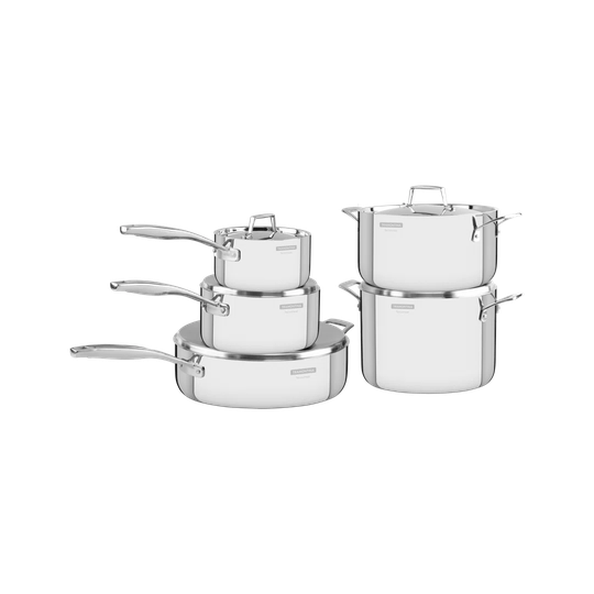 Tramontina 5 Pcs. Tri-Ply Cookware Set