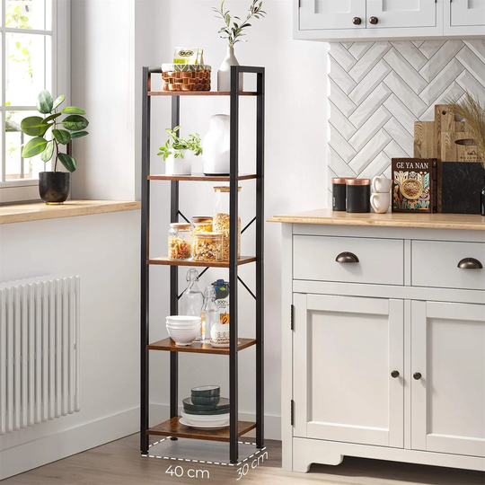 Thibeault 39Cm H x 94Cm W Steel Etagere Bookcase