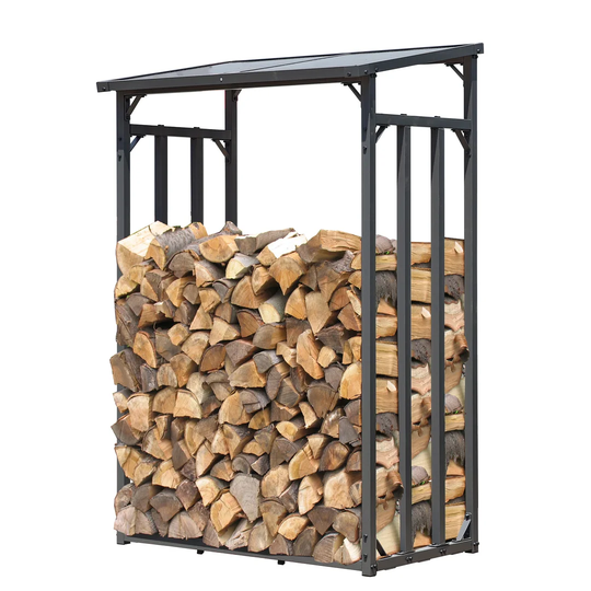 Fuentes 4Ft. x 2Ft. Metal Log Store