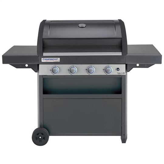 4-Burner Natural Gas BBQ with Side Shelves