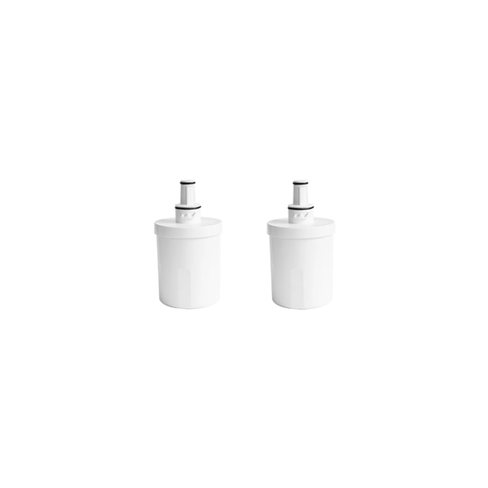 (2) 3 & 6 Refrigerator Fridge Replacement Water Filter For Samsung Aqua Pure Plus