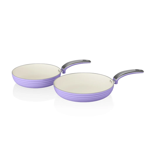 Swan 2 Piece Stainless Steel Non Stick Cookware Set