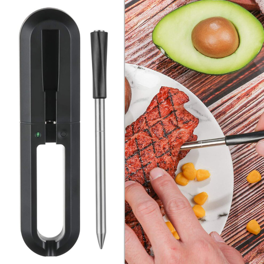 Wireless Food Thermometer Grill Kitchen Cooking Probe Bluetooth Timer