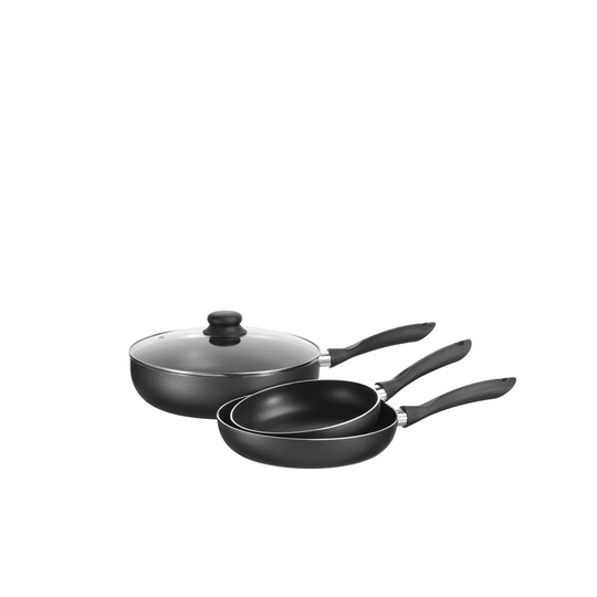 Symple Stuff Carlisa 3 Piece Aluminum Non Stick Cookware Set