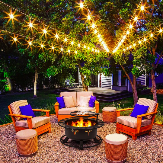 Bulle 82.5Cm H x 82.5Cm W Iron Wood Burning Outdoor Fire Pit