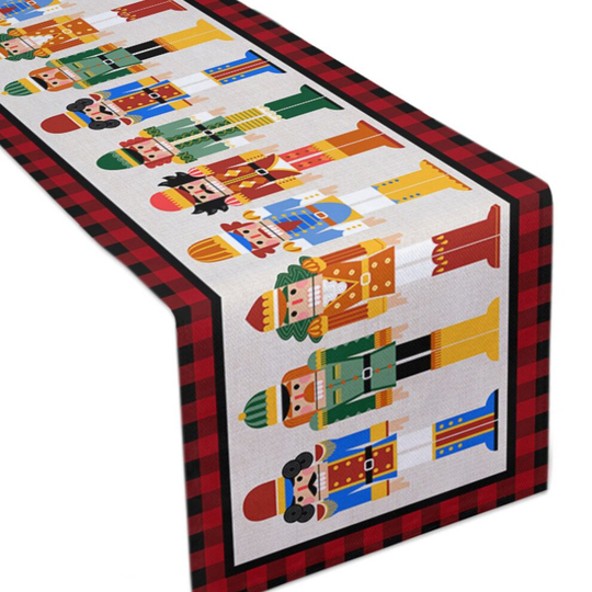 (Style 3) Christmas Nutcracker Soldier Table Runner
