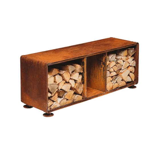 119Cm W x 37Cm D Metal Log Rack