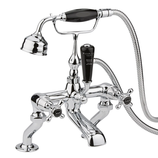 Solid Brass Deck Mounted Bath Shower Mixer