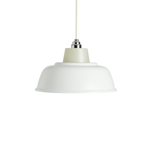 Habitat Core Metal Pendant Shade - Super White