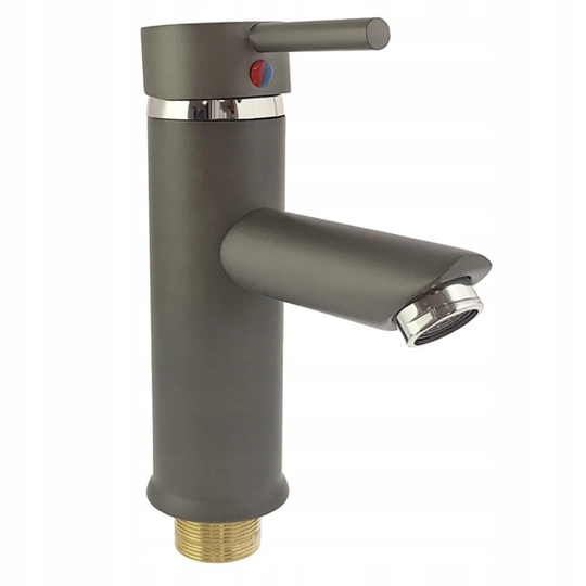 Stm Washbasin Stand Mixer Crane Grey Wt1071