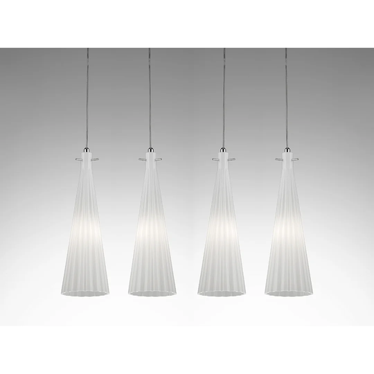 Costa 4 - Light Kitchen Island Cone Pendant