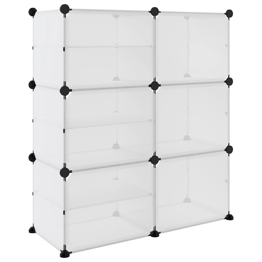 9 Pair Stackable Shoe Storage Cabinet