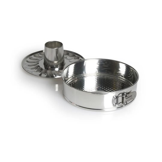 Silver Baking CAKE PAN WITH 2 BASES 24 CM.