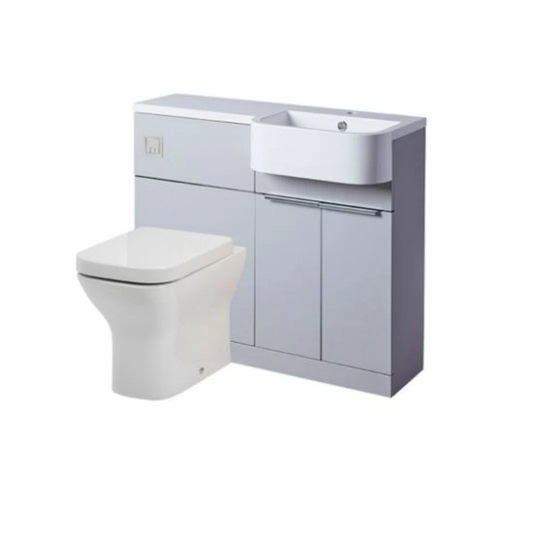 Match 845mm Combined Vanity Unit with Toilet Included