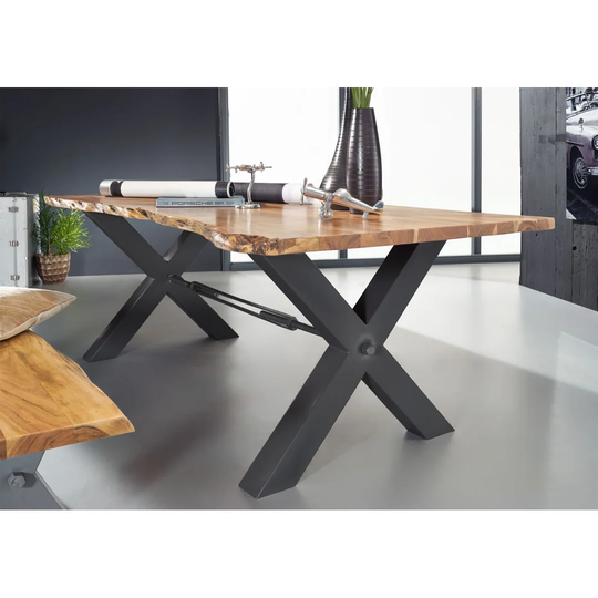 Iron Label Dining Table Set