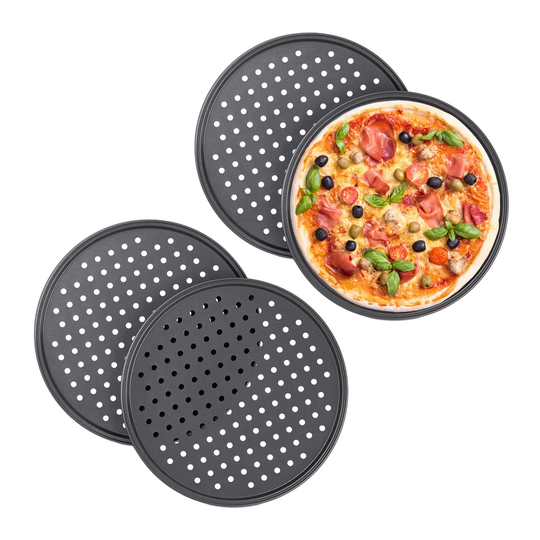 Khan Crispy Pizza Tray Set of 4