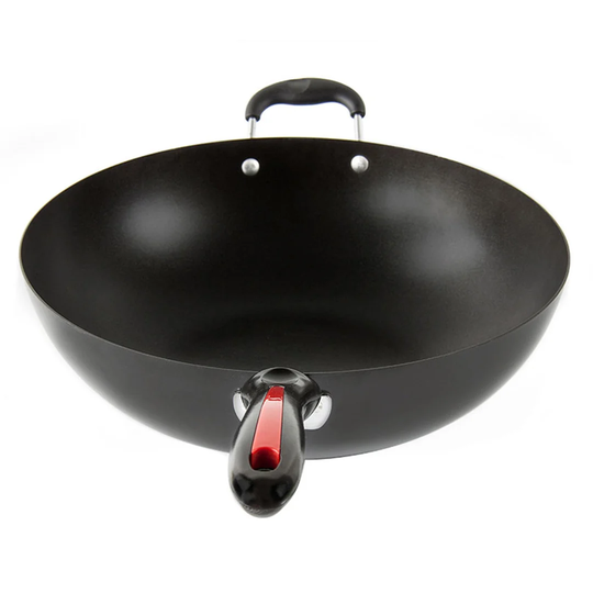 SQ Professional Ultimate 34cm Non-Stick Carbon Steel Wok